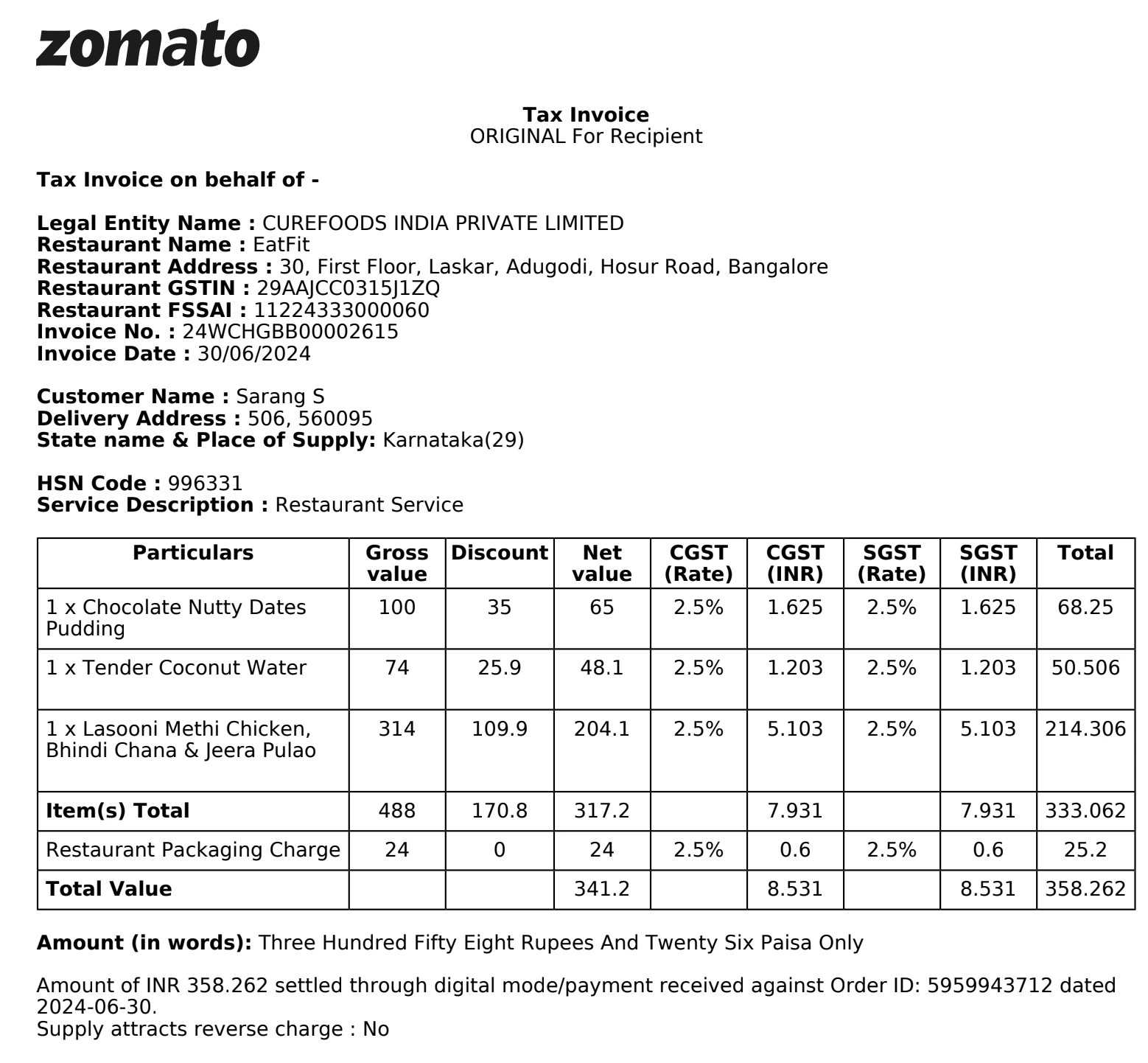 GST Invoice